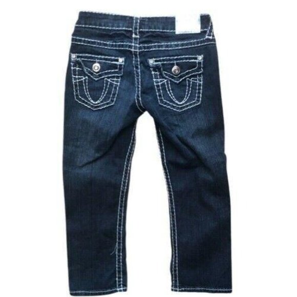 L.A. Idol dark wash denim capri pants SIZE 5 - Picture 2 of 4